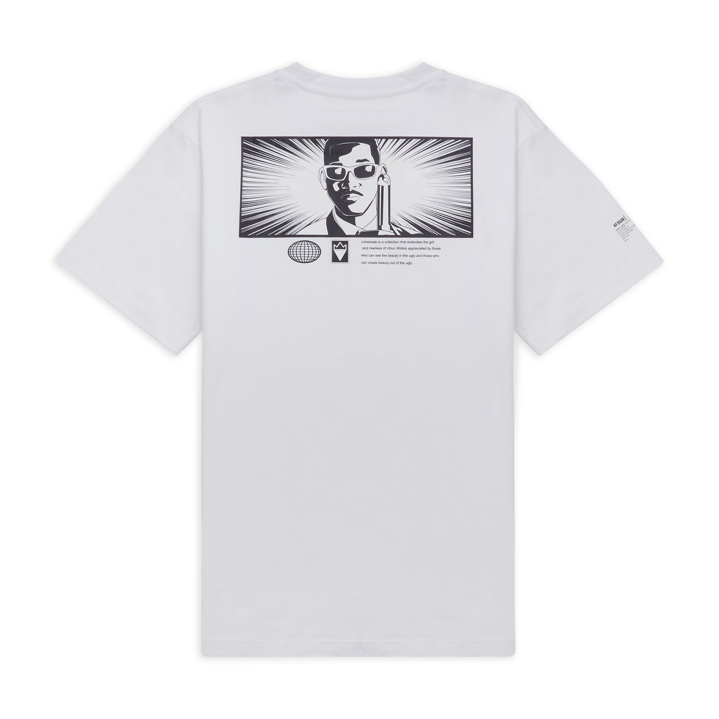 White Limescale Arts T-shirt