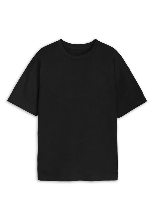 Black Blank Canvas Tee