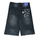Noir Static Denim Jorts